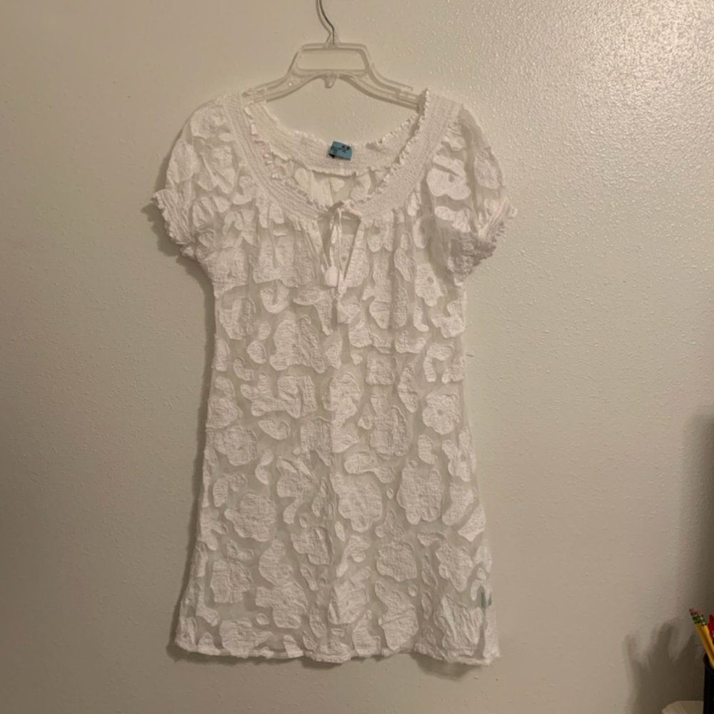 Letarte Handmade | Floral swimsuit cover-up